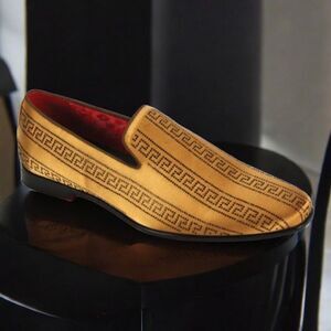 AFTER MIDNIGHT MEN'S FASHION DRESS SHOE CRYSTAL STUDDED SATIN. VITO.